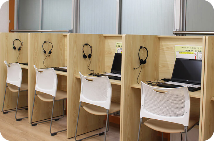 個別の学習ブース